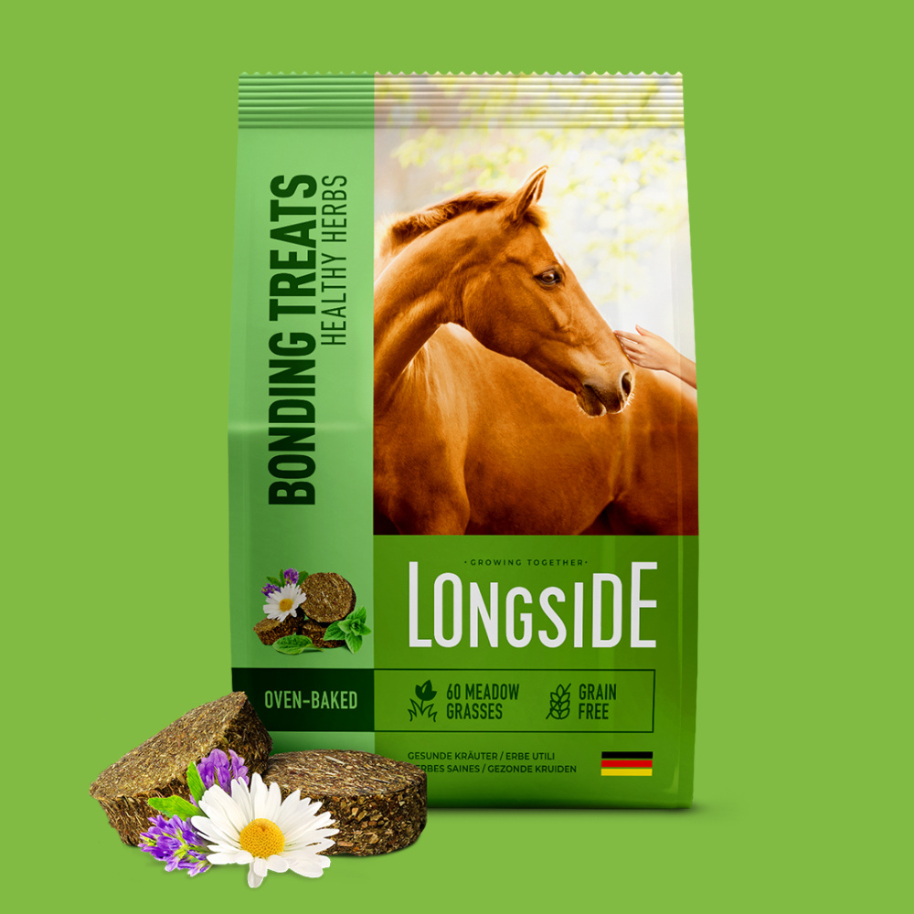 Лакомство для лошадей LONGSIDE, укрепляющее доверие. Полезные травы