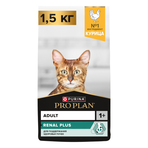 Сухой корм Purina Pro Plan Adult для взрослых кошек с курицей 1,5 кг