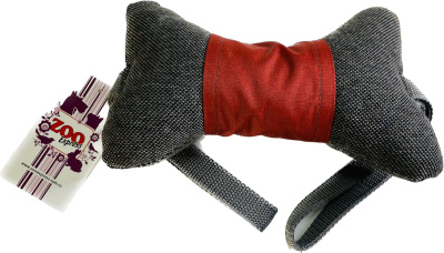 Зооэкспресс 602051 Игрушка  для собак КОСТЬ С 2-мя РУЧКАМИ №1 (20 см, текстиль)