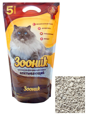 Зооник Наполнитель впитывающий 5л