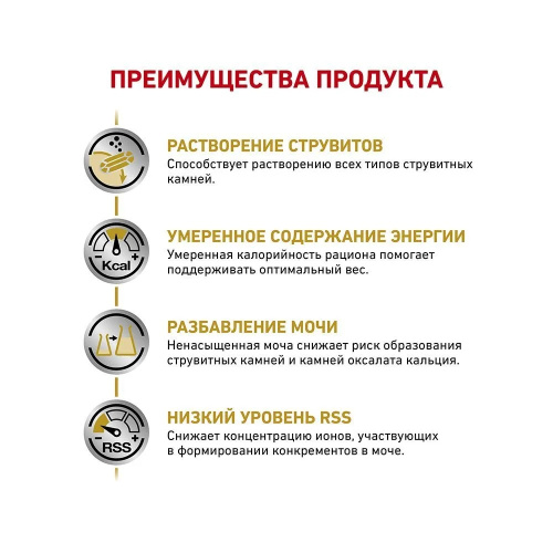 Сухой корм Royal Canin Urinary S/O Moderate Calorie для взрослых кошек при МКБ и ожирении - 1,5 кг