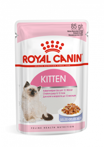 Royal Canin Kitten Консервированный корм для котят, кусочки в желе, 85 г