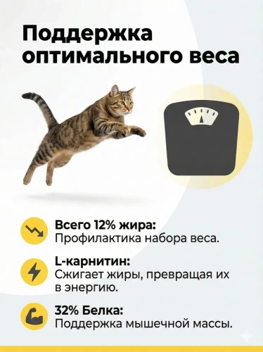  Сухой корм BOWL WOW Fresh Meat для стерилизованных кошек с ягненком, курицей и клюквой 4 кг