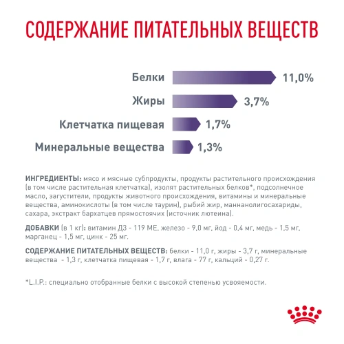 Влажный корм Royal Canin Neutered Maintenance для стерилизованных кошек в соусе 85г