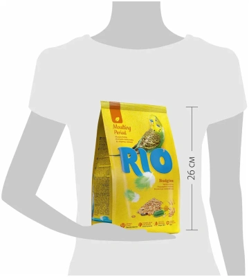 Корм RIO для волнистых попугаев при линьке 500 гр