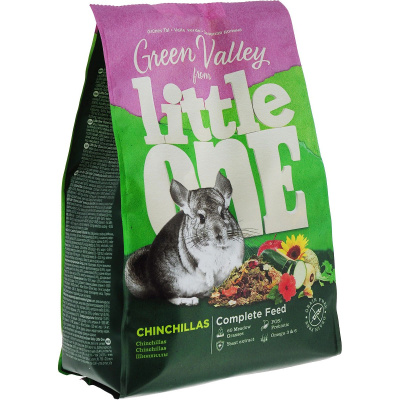 Литтл Уан 31130 "Зеленая долина" Корм для шиншилл из разнотравья 750г
