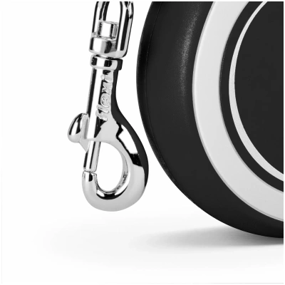 Рулетка Флекси (Flexi) New Comfort S 8м до 12кг (трос) черная