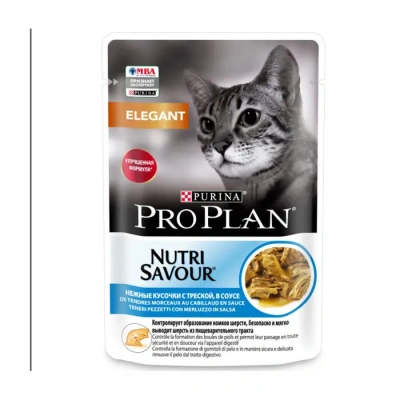 Purina Pro Plan DERMA CARE Консервированный корм для кожи и шерсти, треска в соусе 85 г