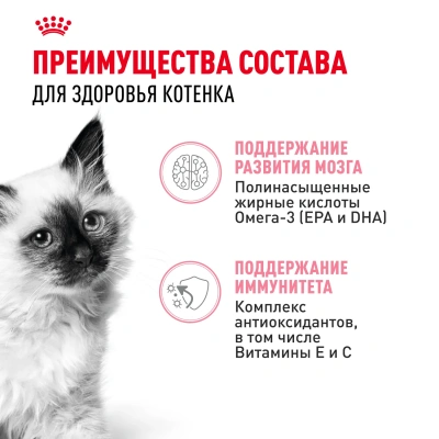 Влажный корм в соусе для котят Royal Canin Kitten (Киттен) для котят до 12 месяцев в соусе 28*85г