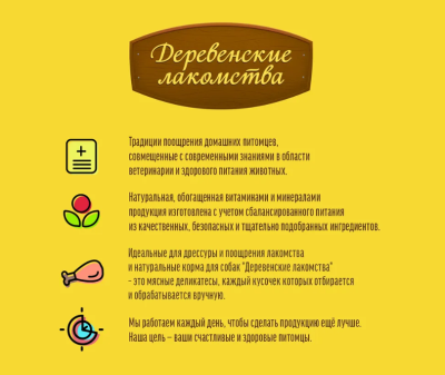 Деревенские лакомства 79711793 для собак Утиные шашлычки нежные 90г