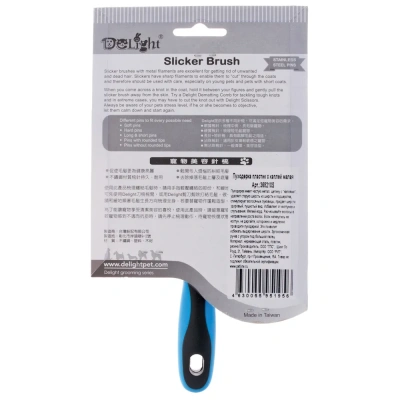 Пуходерка DeLiGHT пластиковая с каплей, малая