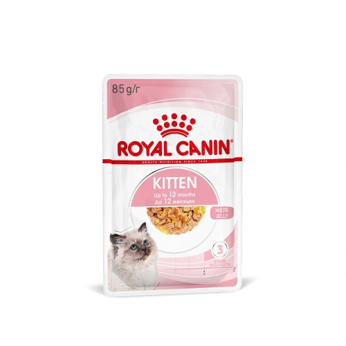 Royal Canin Kitten Консервированный корм для котят, кусочки в желе, 85 г