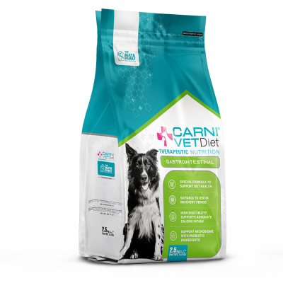 Сухой ветериарный корм CARNI Vet Diet DOG Gastrointestinal для собак при растройствах ЖКТ 2,5кг