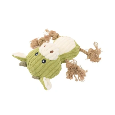 Игрушка мягкая для собак Коровка  Рози с канатом, 28 см, MPets 10642999