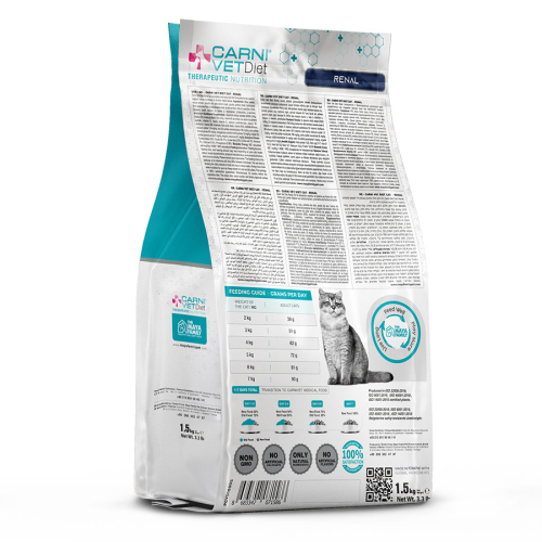 Сухой ветеринарный корм CARNI Vet Diet CAT RENAL для кошек 1,5кг