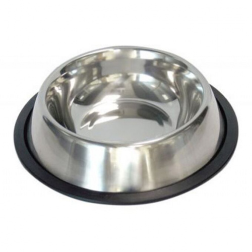 VM, Миска для домашних животных металлическая нескользящая 240 мл