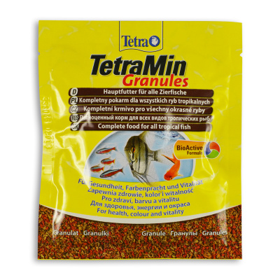 Тетра 134492 TetraMin Granules Корм для декоративных рыб, гранулы 15г