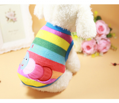 Свитер флисовый радужный XS