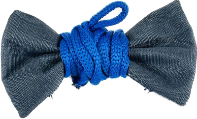 Игрушка для кошек шуршащая БАНТИК на эластичном шнуре 10 см, текстиль, Комплект 10 шт 601010_10			