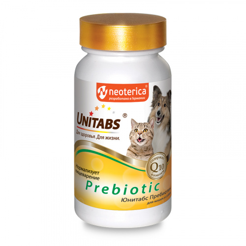 Экопром U310 Юнитабс Prebiotic Витамины для кошек и собак 100таб