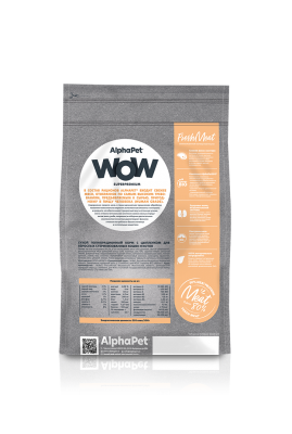 Сухой корм Альфа Пет WOW  для стерилизованных кошек c Цыпленком 7кг