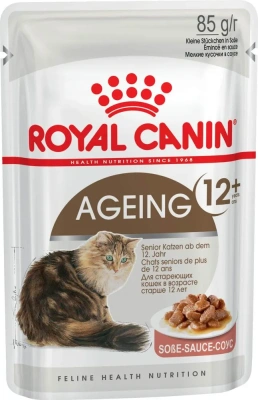  Royal Canin Ageing 12+  Консервированный корм для кошек старше 12 лет,  в соусе 85г.