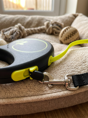 Поводок-рулетка Flexi Fun cord S 5м, 12кг, неоновая