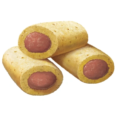 Деревенские лакомства 4 шт х10 г мини-колбаски для кошек с пюре из говядины