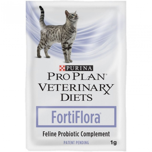 Purina Pro Plan Veterinary Diets Fortiflora Пищевая добавка для кошек с пребиотиком, 30 х 1 г