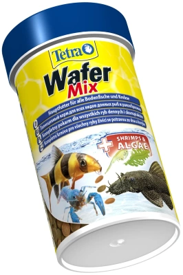 Корм для рыбTetra WaferMix травоядных, хищных и донных рыб с добавлением креветок 100мл
