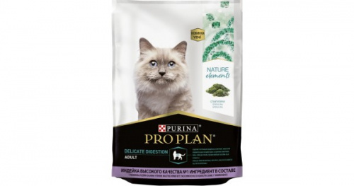 Purina Pro Plan Nature Element Derma Care Сухой корм для кошек, лосось, 200 г