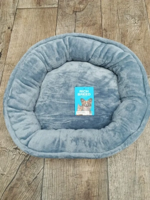 Лежанка ЛОФТ круглая, размер M (47*10)  серая, Rich Breed