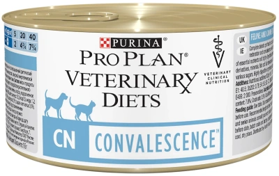 Влажный корм для кошек и собак Purina PPVD CONVALESCENCE CN, всех возрастов при выздоровлении 12*195