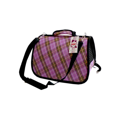 55081 Сумка-кофр "Шотландка" 36*21*21 см