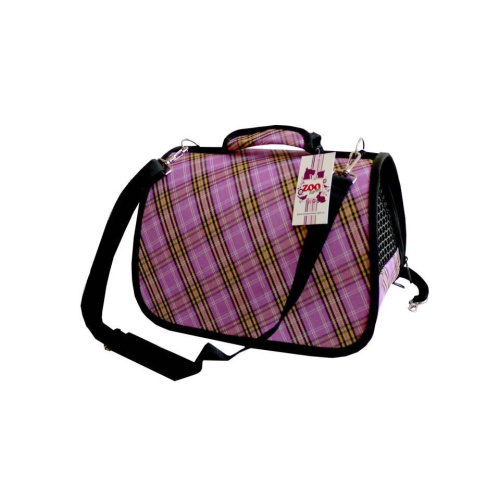 55081 Сумка-кофр "Шотландка" 36*21*21 см