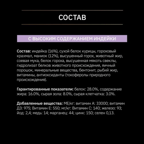 PRO PLAN OPTIDIGEST Grain Free Сухой беззерновой корм для взрослых собак средних пород с чувствительным пищеварением, с индейкой 7 кг