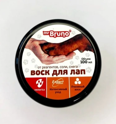 Мистер Бруно Воск для лап 100 мл