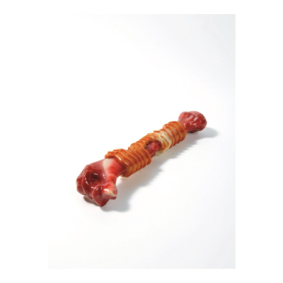 Игрушка для собак Mpets Карнивор кость, вкус бекона, красная 25.4x 5.5x 4.8 см 