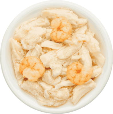 Деревенские лакомства Домашние обеды 70 г консервы для кошек курица с креветкой в нежном желе пауч