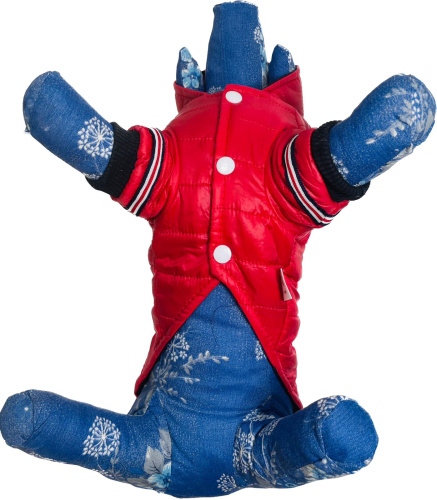 Спортивный водонепроницаемый теплый жилет для питомцев красный L