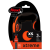 Поводок-рулетка Flexi Xtreme tape XS 3m 15 kg black/ orange