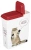 Контейнер для корма Lucky Pet Кошки 2,3л, бордовый