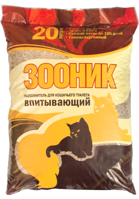 Зооник Наполнитель впитывающий 20л