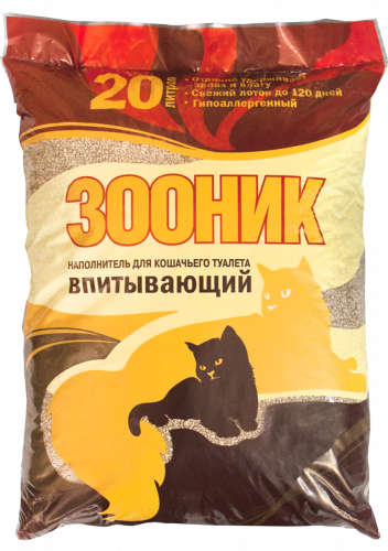 Зооник Наполнитель впитывающий 20л