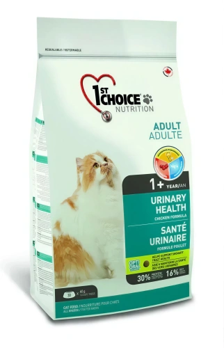 Сухой корм 1st Choice для кошек Urinary, профилактика МКБ курица, 1.8 кг