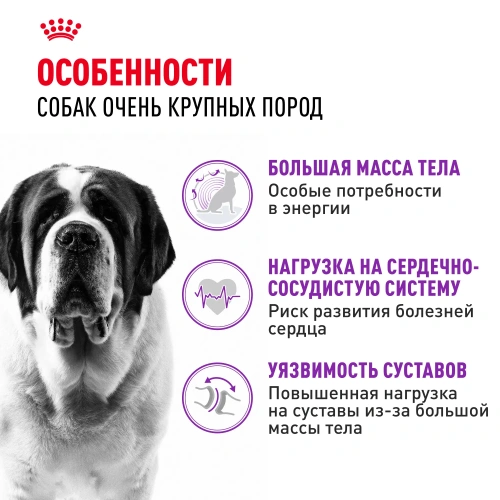 Royal Canin Giant Adult MGA-28 Сухой корм для собак гигантских пород, 15 кг