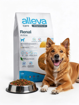 Корм Alleva Care Dog Adult Renal-Antiox сухой диет. корм для собак для поддерж. функции почек - 2 кг