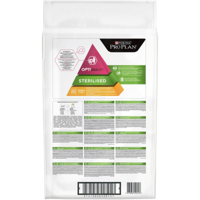 Сухой корм Pro Plan для стерилизованных кошек и кастрированных котов старше 1 года, с курицей 10 кг
