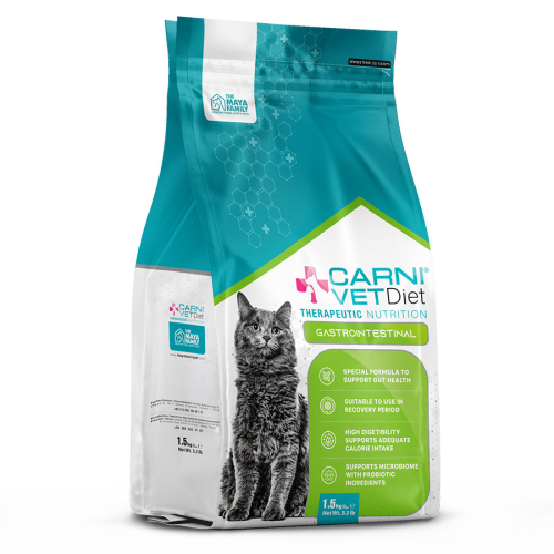 Сухой ветеринарный корм CARNI Vet Diet CAT GASTRO INTESTINAL для кошек 1,5кг