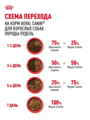 Сухой корм для собак породы пудель Royal Canin 1,5 кг